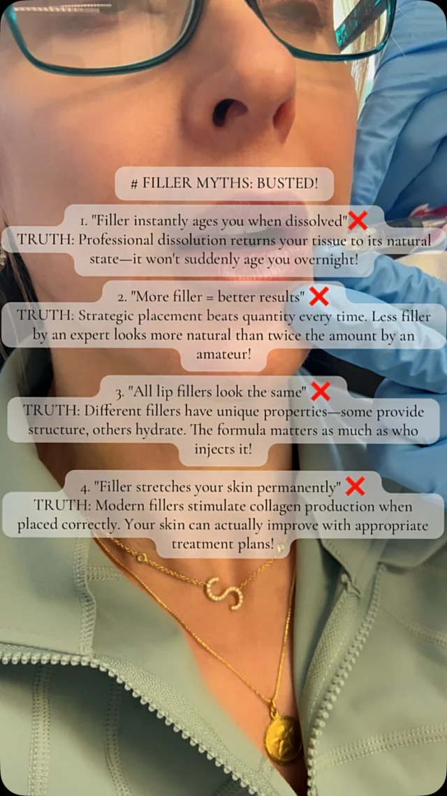 💡Filler facts your injector isn’t telling you 👀 #4 shocked even our veteran nurses!

We’re spilling the industry tea because informed clients get better results. Period.💁‍♀️💁

Tired of seeing overfilled faces and wondering if filler is right for you? The truth is most “bad filler” isn’t about the product—it’s about outdated techniques and misconceptions!

Share this with anyone considering injectables because knowledge is power (and better cheekbones 💁‍♀️)

📞Book your customized consultation with our providers today❗️—where education comes before injection!

#FillerMyths #AestheticTruth #TreatmentTuesday #BeautyScience #MedSpaSecrets