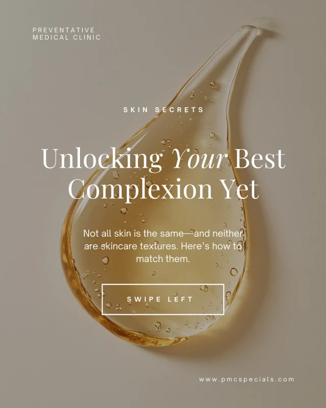 Still guessing your skin type? 👀 That might be why your products aren’t working the way you hoped.

Different skin types need different product textures—and using the wrong one could be holding your glow back ✨

👈Swipe through to discover YOUR skin type + the textures that will actually transform your routine

#skincare #skincareroutine #skincaretips  #skintips #skintype #pmcomaha