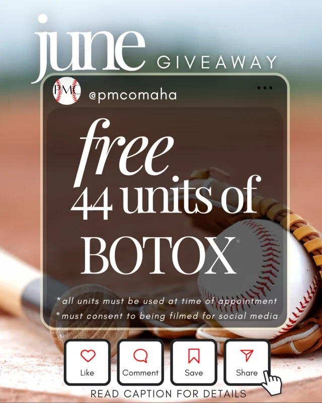 This month, we’re knocking wrinkles out of the park! 💉⚾️

One lucky winner will receive 44 UNITS OF BOTOX® FREE — because smooth skin is always a home run. 🏟️✨

HOW TO ENTER:

⚾️ LIKE this post
⚾️ COMMENT & tag 3 friends
⚾️ SHARE this post to your story
⚾️ FOLLOW our page

⭐ BONUS ENTRY: Share to your story and tag us for an extra chance to win!

Whether you’re trying to strike out those “11’s,” bench forehead lines, or send crow’s feet to the dugout, this giveaway has you covered. 💉✨

🏆 Winner announced June 30th.

Don’t get caught looking from the stands… step up to the plate and enter! ⚾️

BotoxGiveaway StepUpToThePlate HomeRunGlow Botox MedicalSpa MedSpa SummerGlow